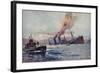 Künstler Stöwer, W., U Boot, Truppentransportdampfer-null-Framed Giclee Print