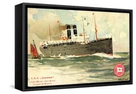 Künstler T.S.S. Kroonland, Red Star Line-null-Framed Stretched Canvas