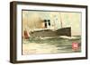 Künstler T.S.S. Kroonland, Red Star Line-null-Framed Giclee Print