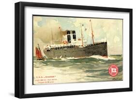 Künstler T.S.S. Kroonland, Red Star Line-null-Framed Giclee Print