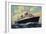 Künstler United States Lines, S.S. America, Steamer-null-Framed Giclee Print