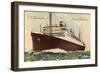 Künstler United States Lines, S.S. Washington-null-Framed Giclee Print