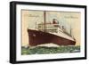 Künstler United States Lines, S.S. Washington-null-Framed Giclee Print