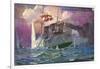 Künstler Untergang Der S.M.S Zenta, August 1914-null-Framed Giclee Print