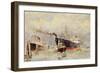 Künstler Wenskus, Claus, Hamburger Hafen, Dampfer-null-Framed Giclee Print