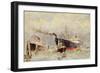 Künstler Wenskus, Claus, Hamburger Hafen, Dampfer-null-Framed Giclee Print