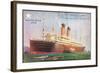 Künstler White Star Line, S.S. Adriatic, Dampfschiff-null-Framed Giclee Print