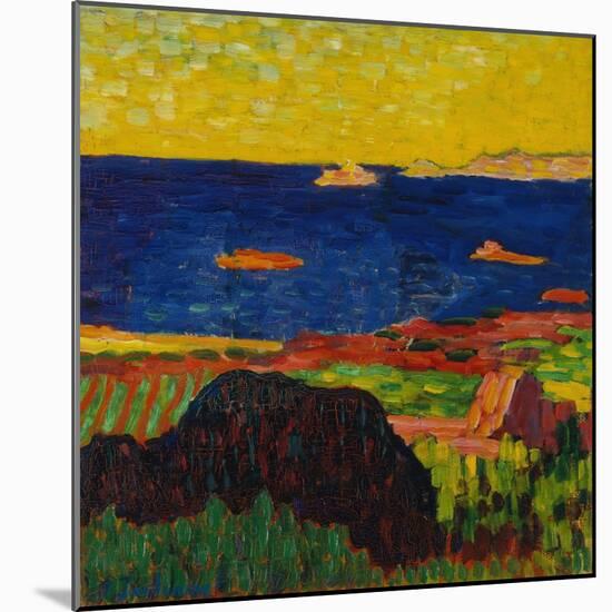 Kueste Bei Carantec, 1905/06-Alexej Von Jawlensky-Mounted Giclee Print