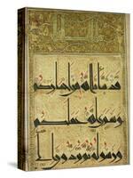 Kufic Manuscript, Mashad Shrine Library, Iran, Middle East-Harding Robert-Stretched Canvas