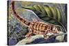 Kuhl's Flying Gecko (Ptychozoon Kuhli), Gekkonidae-null-Stretched Canvas