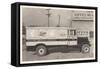 Kuhner Packing Company Truck-null-Framed Stretched Canvas