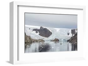 Kujatdeleq Glacier, Prins Christian Sund, southern Greenland, Polar Regions-Tony Waltham-Framed Photographic Print