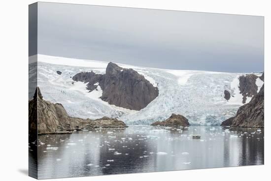 Kujatdeleq Glacier, Prins Christian Sund, southern Greenland, Polar Regions-Tony Waltham-Stretched Canvas