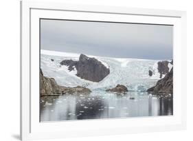 Kujatdeleq Glacier, Prins Christian Sund, southern Greenland, Polar Regions-Tony Waltham-Framed Photographic Print