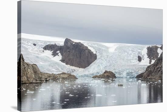 Kujatdeleq Glacier, Prins Christian Sund, southern Greenland, Polar Regions-Tony Waltham-Stretched Canvas