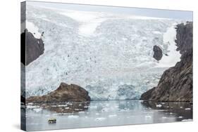 Kujatdeleq Glacier, Prins Christian Sund, southern Greenland, Polar Regions-Tony Waltham-Stretched Canvas