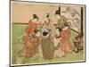 Kujibiki Lots [For Pairing]. [1772 or 1773]-Isoda Koryusai-Mounted Giclee Print