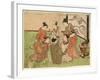 Kujibiki Lots [For Pairing]. [1772 or 1773]-Isoda Koryusai-Framed Giclee Print