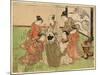 Kujibiki Lots [For Pairing]. [1772 or 1773]-Isoda Koryusai-Mounted Giclee Print