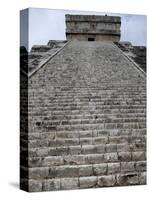 Kukulkan Pyramid, Mesoamerican Step Pyramid Nicknamed El Castillo, Chichen Itza, Yucatan, Mexico-null-Stretched Canvas