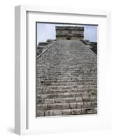 Kukulkan Pyramid, Mesoamerican Step Pyramid Nicknamed El Castillo, Chichen Itza, Yucatan, Mexico-null-Framed Photographic Print