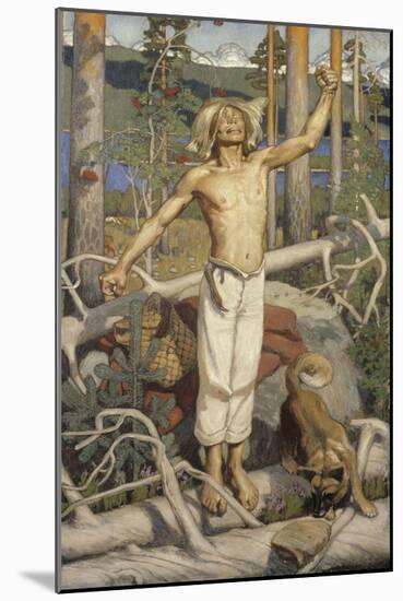 Kullervo's Curse-Akseli Gallen-Kallela-Mounted Giclee Print