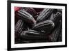 Kulli black Incan corn cobs, San Pedro Market, Cusco, Peru-David Wall-Framed Photographic Print