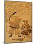 Kumagai Naozane and Taira No Atsumori, Episode from War Between Taira and Minamoto, 1767-1768-Suzuki Harunobu-Mounted Giclee Print