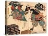 Kumasaka Chohan to Ushiwakamaru-Utagawa Toyokuni-Stretched Canvas