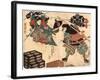 Kumasaka Chohan to Ushiwakamaru-Utagawa Toyokuni-Framed Giclee Print