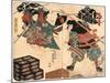 Kumasaka Chohan to Ushiwakamaru-Utagawa Toyokuni-Mounted Giclee Print