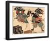 Kumasaka Chohan to Ushiwakamaru-Utagawa Toyokuni-Framed Giclee Print
