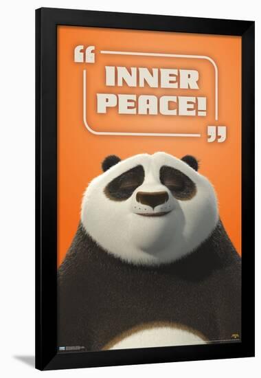 Kung Fu Panda 4 - Inner Peace-Trends International-Framed Poster