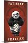 Kung Fu Panda 4 - Practice-Trends International-Mounted Poster