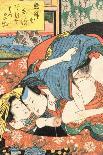 A Couple Having Sex in an Interior, 1850s-Kunimaru-Framed Stretched Canvas