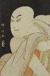 An Okubi-e Portrait of the Actor Nakamura Noshio II-Kunimasa-Mounted Giclee Print