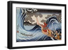 Kuniyoshi: Oban Print-Kuniyoshi Utagawa-Framed Giclee Print