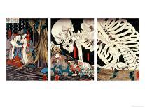 Homing Geese at Kanagawa-Kuniyoshi Utagawa-Giclee Print