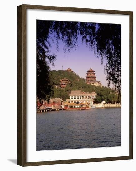 Kunming Hu Lake, Summer Palace Park, Summer Palace, Beijing, China, Asia-Gavin Hellier-Framed Photographic Print