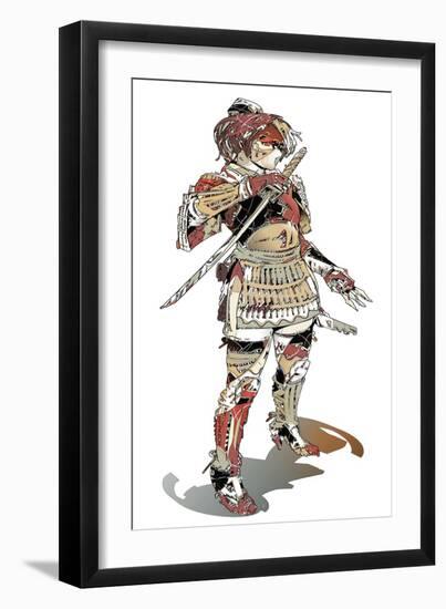 Kunoichi-HR-FM-Framed Art Print