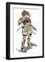 Kunoichi-HR-FM-Framed Art Print