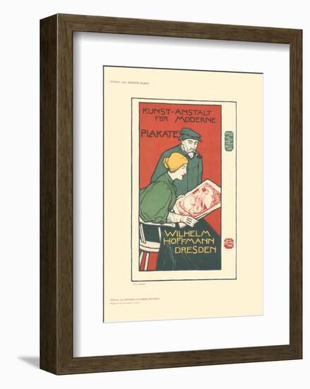 Kunst-Anstalt fur Moderne Plakate-Otto Fischer-Framed Collectable Print