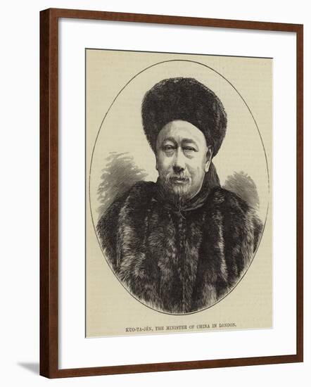 Kuo-Ta-Jen, the Minister of China in London-null-Framed Giclee Print