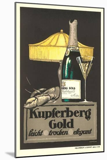 Kupferberg Champagne Ad-null-Mounted Art Print