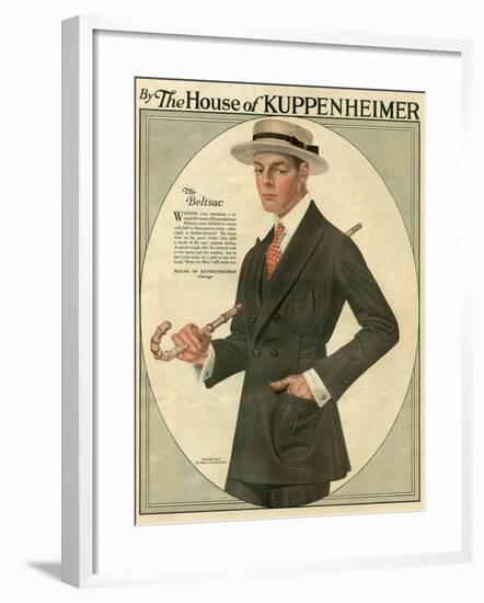 Kuppenheimer, Magazine Advertisement, USA, 1910-null-Framed Giclee Print