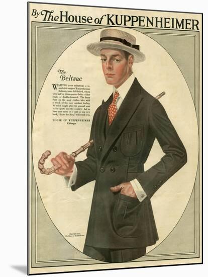 Kuppenheimer, Magazine Advertisement, USA, 1910-null-Mounted Giclee Print