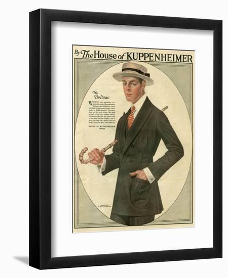 Kuppenheimer, Magazine Advertisement, USA, 1910-null-Framed Giclee Print