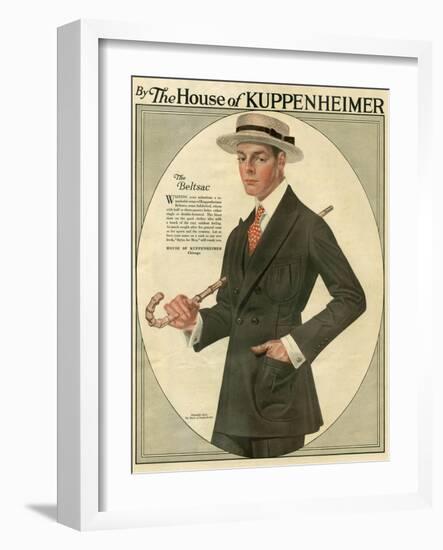 Kuppenheimer, Magazine Advertisement, USA, 1910-null-Framed Giclee Print
