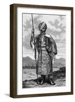 Kurdish Chief, 19th Century-Deyrolle-Framed Giclee Print