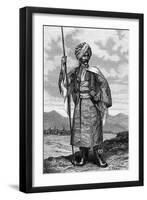 Kurdish Chief, 19th Century-Deyrolle-Framed Giclee Print